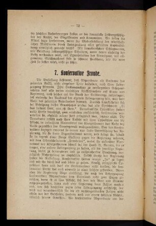 72, 7. Konservative Fronde
