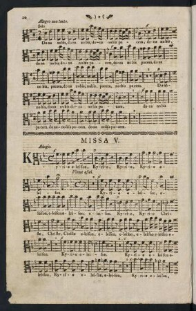 20-30, Missa V. - Missa VI.