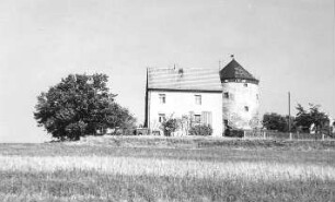 Hochkirch-Pommritz. Ehem. Mühlengehöft mit Holländermühle (Knochenmühle)