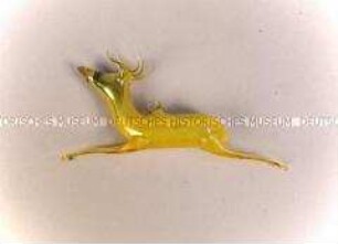 Christbaumschmuck: Hirsch springend