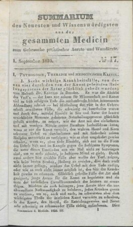 1. September 1839. No. 17.