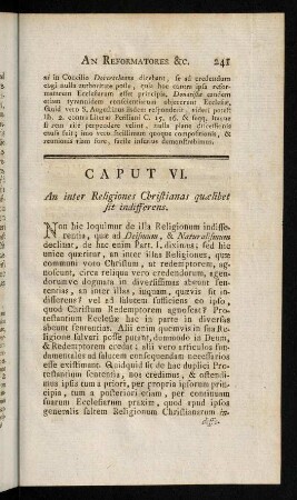 241-251, Caput VI.