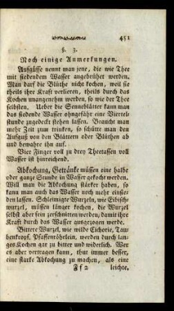 §. 3. Noch einige Anmerkungen