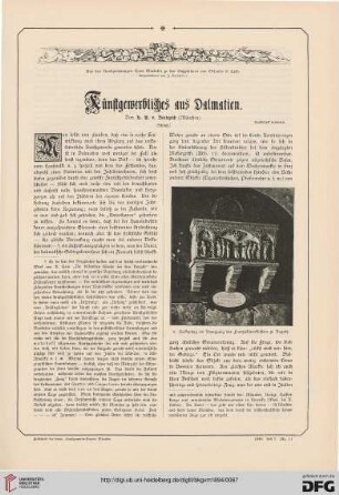 Kunstgewerbliches aus Dalmatien, [2]