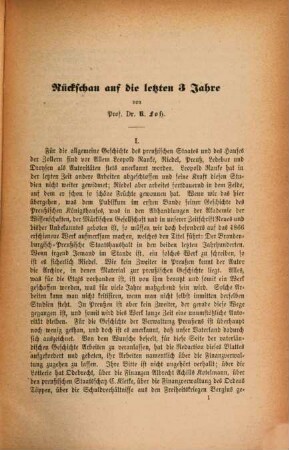 Zeitschrift für preussische Geschichte und Landeskunde. 5. 1868