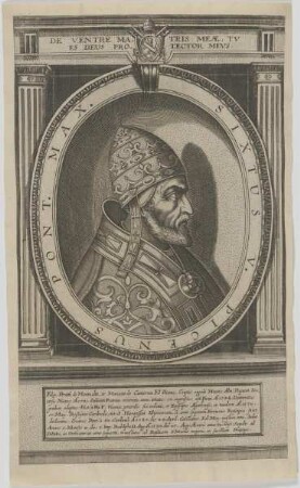 Bildnis von Papst Sixtus V.