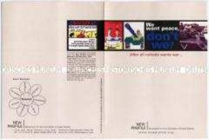 Informations- und Propagandaschrift einer israelischen Friedensinitiative (in englischer Sprache)