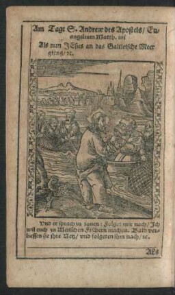 Am Tage S. Andreae des Apostels/ ...