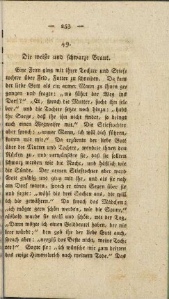 49. Die weiße und schwarze Braut.