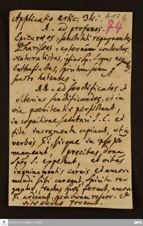 Disposition einer [Katechismus-]Predigt von August Hermann Francke