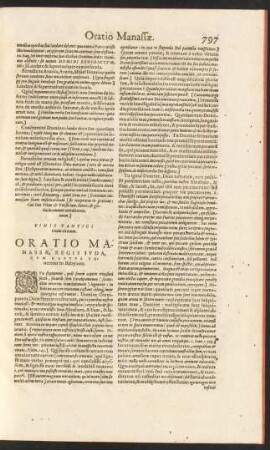 Oratio Manassae, Regis Iuda, Cum Captus Teneretur in Babylone.