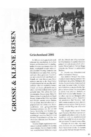 Grosse & kleine Reisen