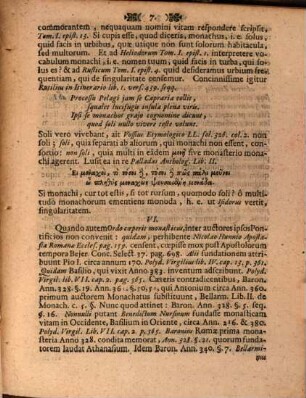 Diss. inaug. ... de monachorum origine, incremento ...