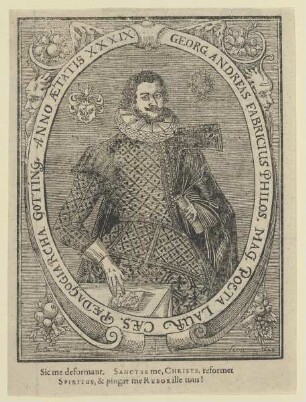 Bildnis des Georg Andreas Fabricius