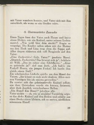 8. Unerwarteter Zuwachs