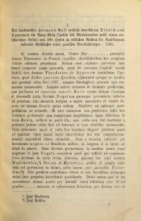 Urkundenbuch zur Geschichte des vormaligen Bisthums Pomesanien, 1