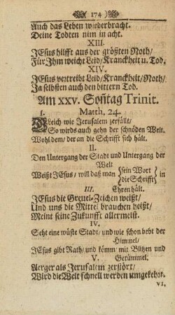Am XXV. Son[n]tag Trinit. Matth. 24.