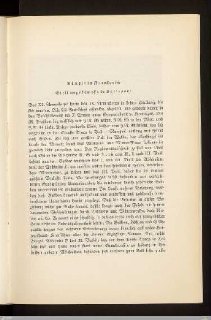 Kämpfe in Frankreich. Stellungskämpfe in Carlepont