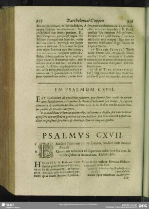 In Psalmum CXVII.[i.e. CXVI.] Psalmus CXVII.[i.e. CXVI.]
