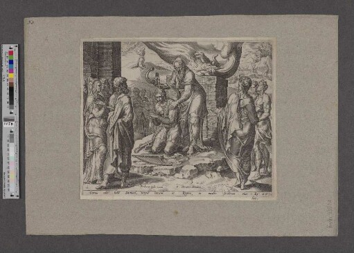 [Samuel weiht David]