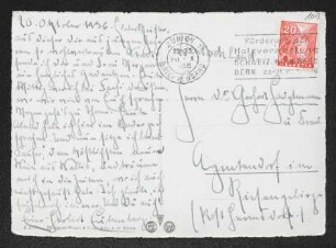 Brief von Herbert Eulenberg an Gerhart Hauptmann und Margarete Hauptmann