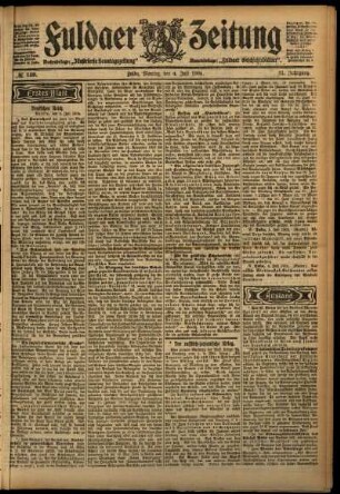 Ausgabe vom Montag, den 04. Juli 1904.