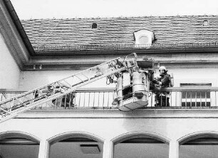 Freiburg im Breisgau: Feuerwehrübung am Universitätsklinikum