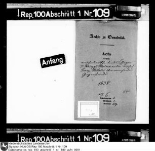 Korrespondenz Bischof Franz Wilhelms mit dem Paderborner Suffragan Dr. Johannes Pelking