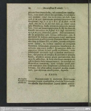 § XXXVI. An clausula hypothecaria adiecta, elapso anno actio hypothecaria adhuc institui possit?