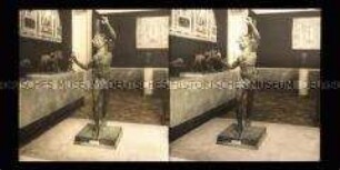 Bronzestatue des tanzenden Faun im Archäologischen Nationalmuseum Neapel