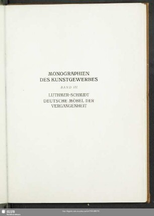 Deutsche Möbel der Vergangenheit