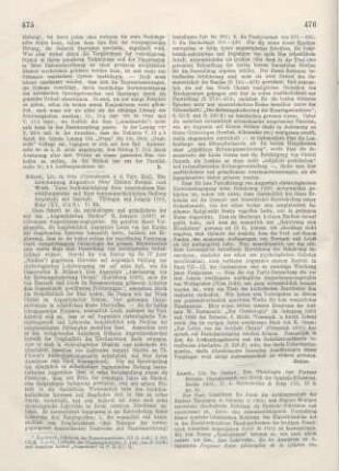 476-477 [Rezension] Lasch, Gustav, Die Theologie der Pariser Schule