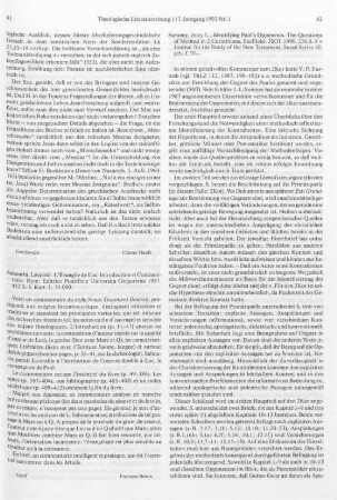 42-43 [Rezension] Sumney, Jerry L., Identifying Paul's opponents
