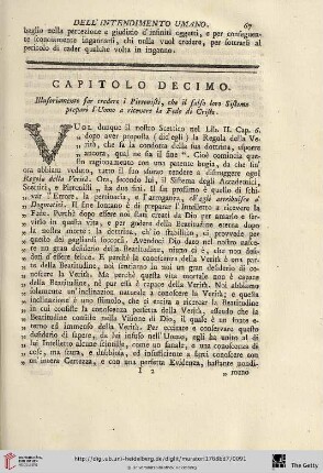 Capitolo decimo