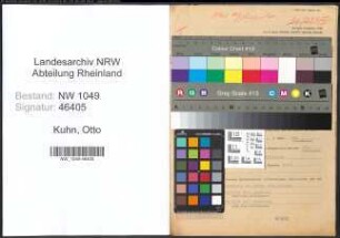 Entnazifizierung Otto Kuhn , geb. 17.10.1895 (Werkmeister)