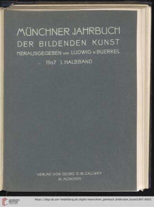 2: Münchner Jahrbuch der bildenden Kunst