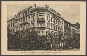 Ansichtskarte Hotel Preussischer Hof, Königgrätzer Straße 117a