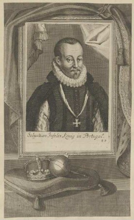 Bildnis von Sebastian Infelix, König von Portugal
