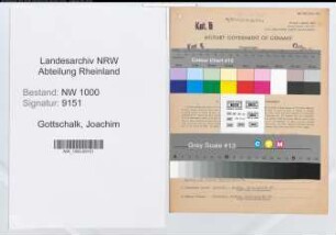 Entnazifizierung Joachim Gottschalk, geb. 02.12.1910 (Verw.Angest.)