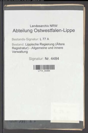 Wrasenmeisterei zu Salzuflen, Schötmar, Oerlinghausen und Pillenbruch, Bd. 3