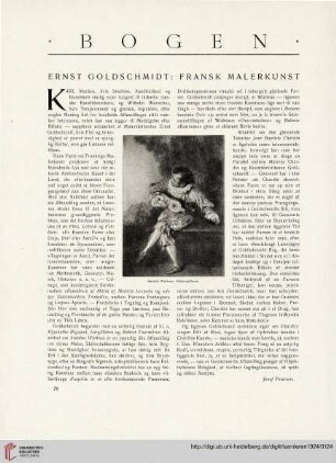 1: [Rezension von: Ernst Goldschmidt, Frankrigs Malerkunst, dens farve, dens historie]