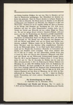 Auf Vorposten südlich Metz