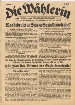 Die Wählerin