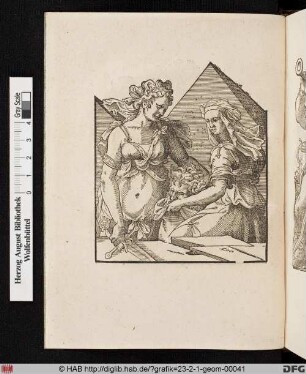 Judith mit ihrer Magd
