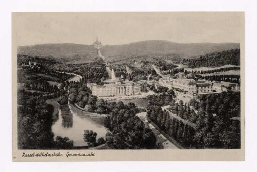 Kassel-Wilhelmshöhe. Gesamtansicht