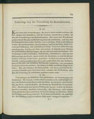 Vorhersage bey der Verrenkung der Beckenknochen