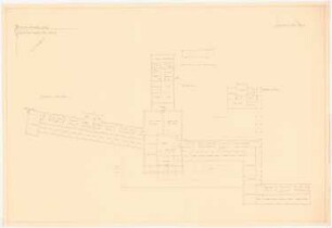 Jugenderholungsheim für Schlesien Schinkelwettbewerb 1943: Grundriss Erdgeschoss 1:200