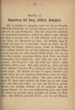 Ausflug 13. Langenberg mit Burg, Bilstein, Bocksgaile.