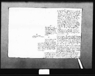 Entwurf für ein Gutachten an den Herzog, mit Kostenvoranschlag des Zimmermanns (Folio Doppelblatt)
