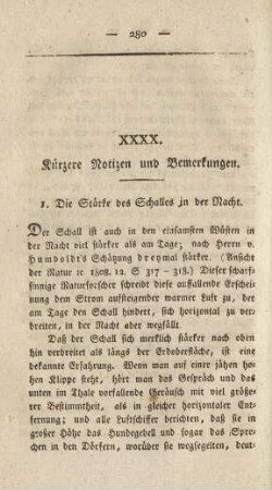 XXXX. Kürzere Notizen und Bemerkungen